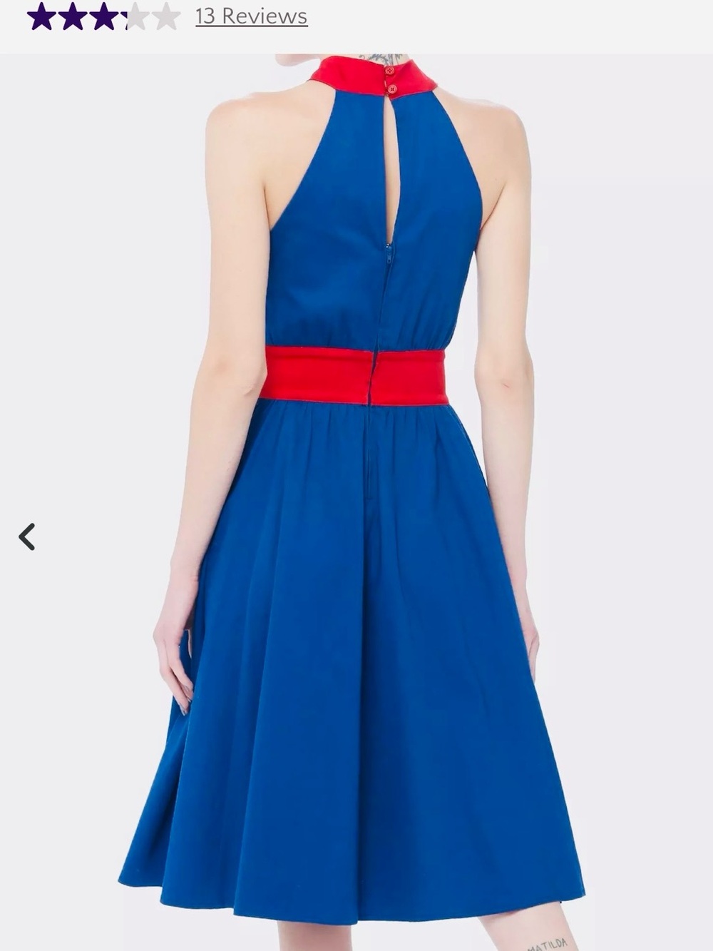 Her Uniform Marvel Red, Blue & White Union Jack Dress - Picture 10 of 11